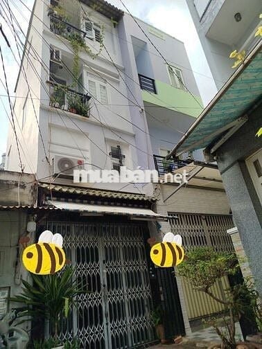 NHÀ MỚI 4 TẦNG ĐƯỜNG ÂU DƯƠNG LÂN PHƯỜNG 3 QUẬN 8 - 5 PN - NHỈNH 5 TY