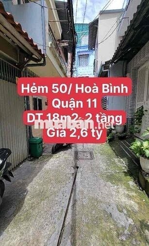 Bán nhà nhỏ Quận 11, Chủ ở lâu đời bán về quê