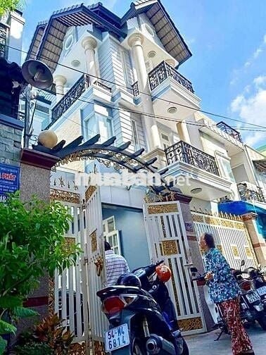 Biệt thự 3 tầng đẹp - đường số 6 bình hưng hòa b ( 8m x 12m)