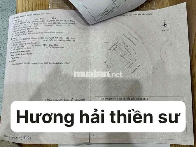 Bán góc Lê Chân vs Hương Hải Thiền Sư phường Sơn Trà. 🏘️ Hướng : Đông