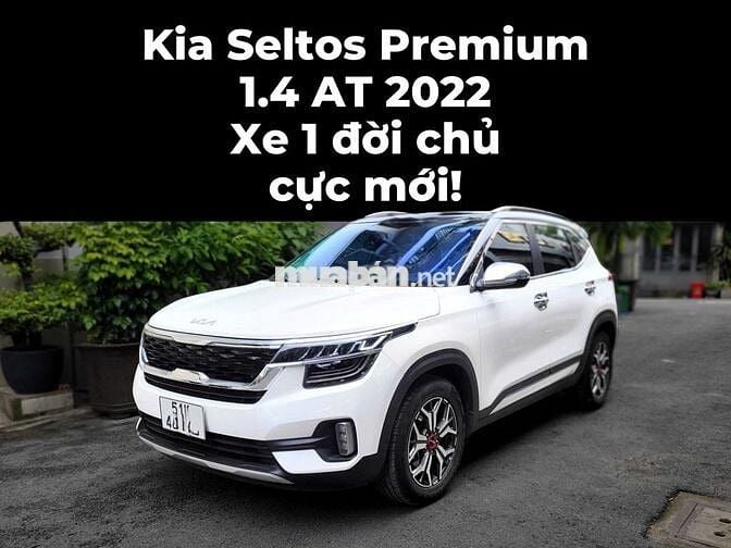 Kia Seltos Premium 1.4 AT 2022 - 1 đời chủ cực mới