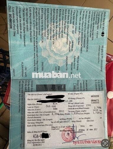 Bán KIA CARENS SỐ SÀN