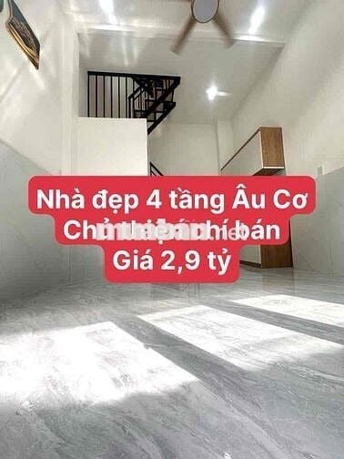 Nhà đẹp 4 tầng Âu Cơ Lê Đại Hành
