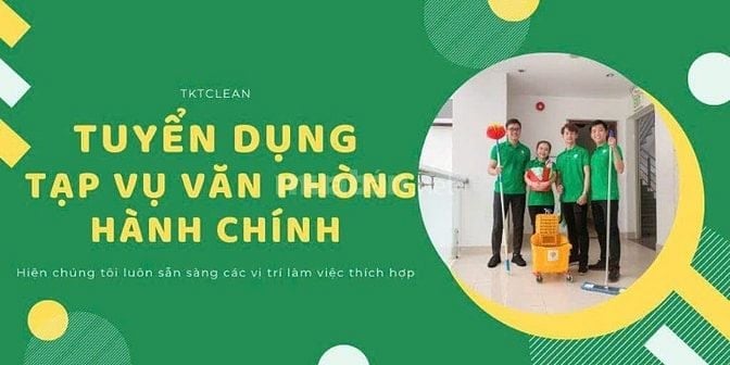 TUYỂN NHÂN VIÊN TẠP VỤ CHO VĂN PHÒNG (Chính Chủ)