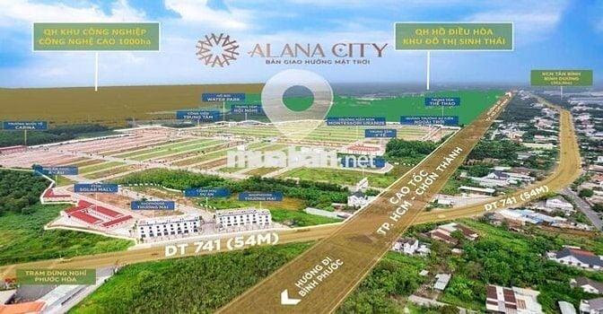 Bán đất nền Alana City TP. HCM giá chủ đầu tư. Ngay KCN VSIP 4 mở rộng
