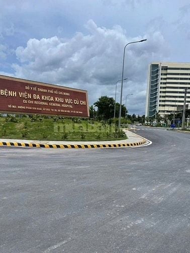 Bán lô đất thổ cư sau lưng bệnh viện Củ Chi DT 103m2 giá siêu hời
