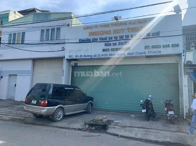 Cho thuê nhà xưởng khu dân cư bình hưng 