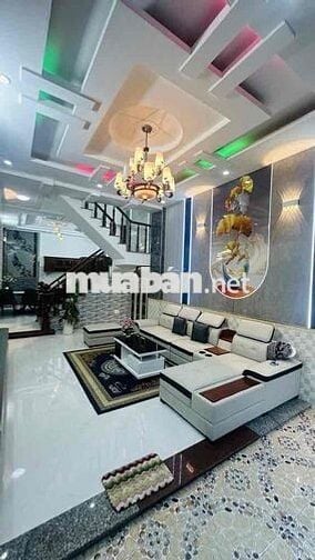 NHÀ ĐẸP VỊ TRÍ VÀNG- LÂM THỊ HỐ - ĐƯỜNG THÔNG XE HƠI 3 TẦNG ĐẸP