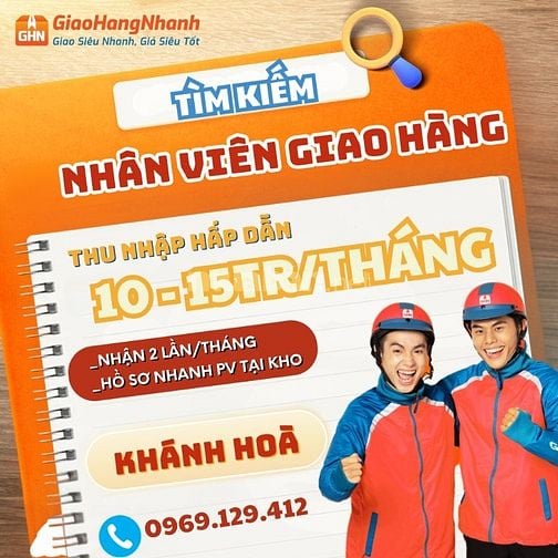 GHN EXPRESS  💥 Tuyển nhân viên giao hàng💥