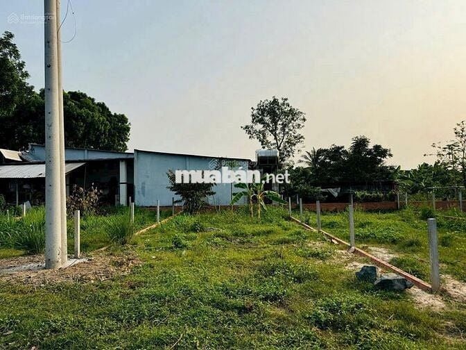 Lô đất 133m2 gần cầu vượt củ chi giá 1,2 tỷ sổ hồng riêng dân cư đông