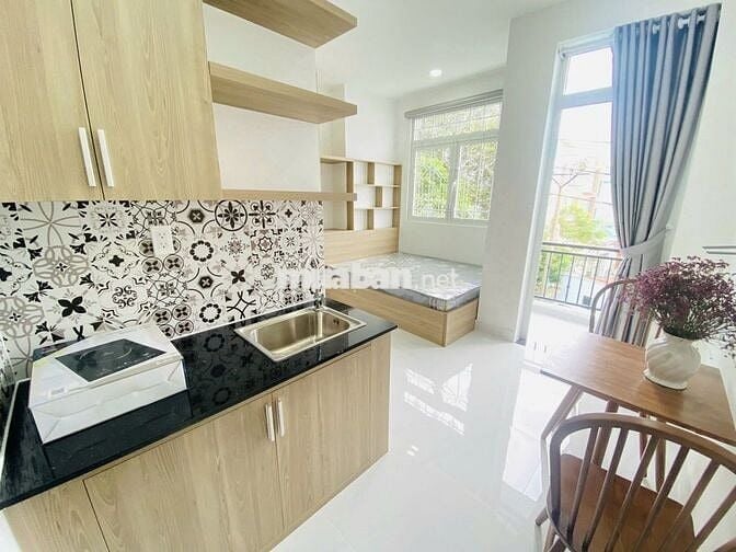 CĂN 1PN BAN CÔNG + CỬA SỔ TRỜI TÁCH BẾP FULL NỘI THẤT GẦN BV GIA ĐỊNH