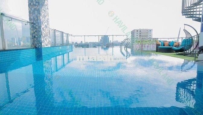 1PN hồ bơi tại Trưng Nữ Vương, 40m2, chỉ 7tr5, full nội thất tiện ích