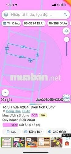 ĐẤT SỔ RIÊNG ĐƯỜNG HUỲNH TẤN PHÁT PHƯỜNG ĐÔNG HOÀ TPHCM vô chút Dt 66m