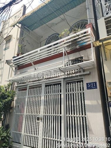 Bán nhà trệt lầu hẻm 5/21 đường 42 