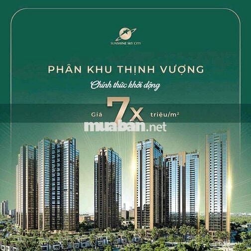SIÊU PHẨM KHU NAM SÀI GÒN - SUNSHINE SKY CITY LIỀN KỀ PHÚ MỸ HƯNG
