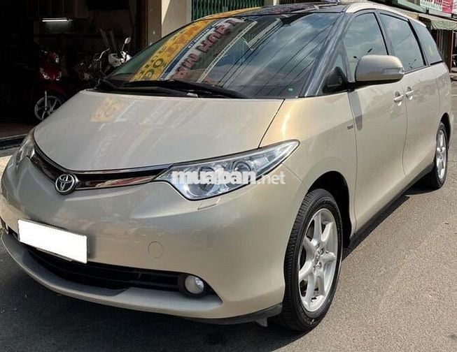 Toyota Previa 2008 số tự động màu vàng cát