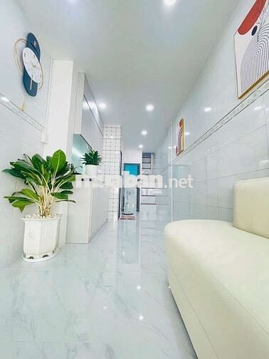 NHÀ MỚI PHAN VĂN TRỊ NỘI THẤT CAO CẤP- HẺM THÔNG
