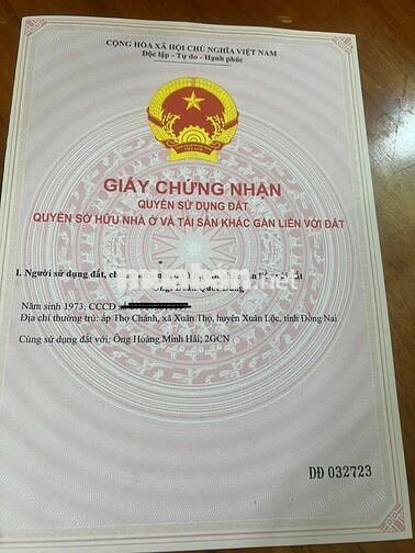🌿 BÁN ĐẤT ĐẸP TẠI XUÂN THỌ – XUÂN LỘC, ĐỒNG NAI 🌿