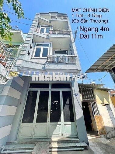 Cho thuê 22/2B Huỳnh Đình Hai - 3 Lầu 5PN - Bà Chiểu