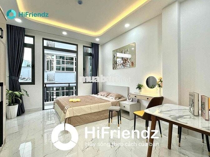 PHÒNG STUDIO MỚI 100% BAN CÔNG LỚN  30M2 FULL NỘI THẤT - LẠC LONG QUÂN
