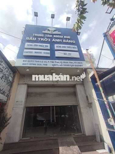 Hiện tại mình có 2 căn nhà mặt tiền tỉnh lộ 10 quận bình tân cho thuê