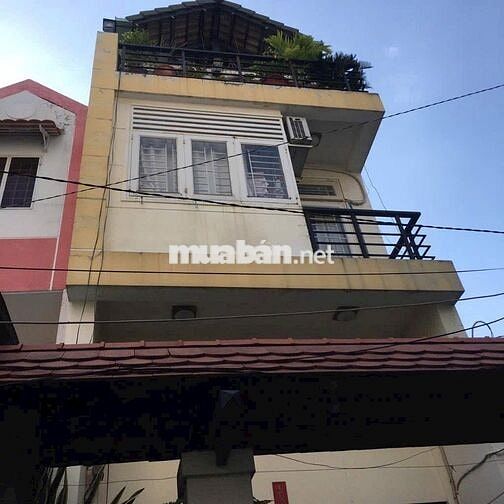 Nhà 90m2, 4 tầng 3PN, Phạm Văn Đồng Gò Vấp, hẻm bagac thông, gần mt