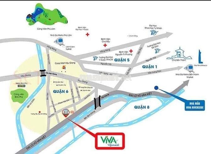 Bán Chung Cư Viva Riverside Võ Văn Kiệt