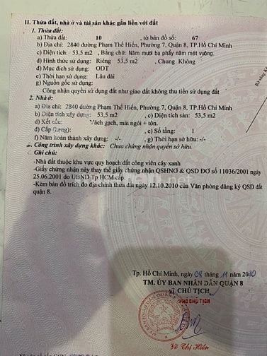 Bán nhà mặt tiền đường Phạm Thế Hiển 