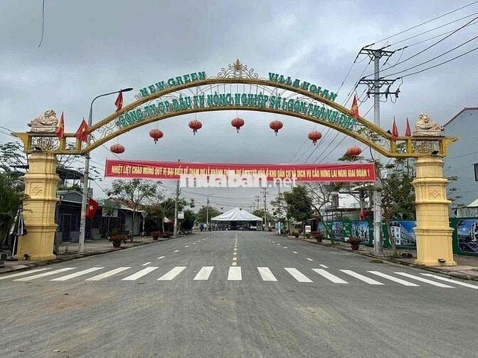 Đất sổ đỏ 156 m2 - đường 27m khu dân cư và dịch vụ Cầu Hưng - Lai Nghi