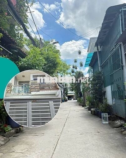 Nhà 1 Lầu Hẻm 6M Đường Trương Thị Hoa P. Tân Thới Hiệp Q12
