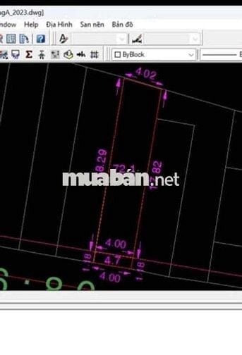 BÁN ĐẤT 4 x 19m ĐƯỜNG HƯƠNG LỘ 2