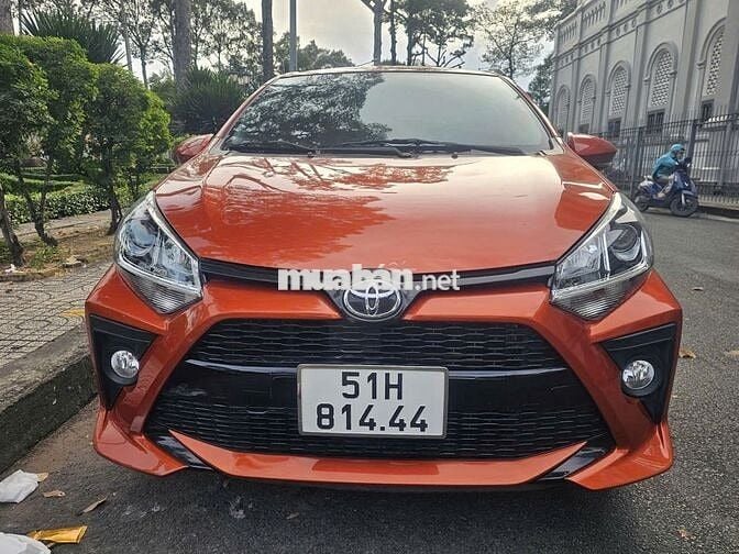 Toyota Wigo T8/2020 số tự động màu cam