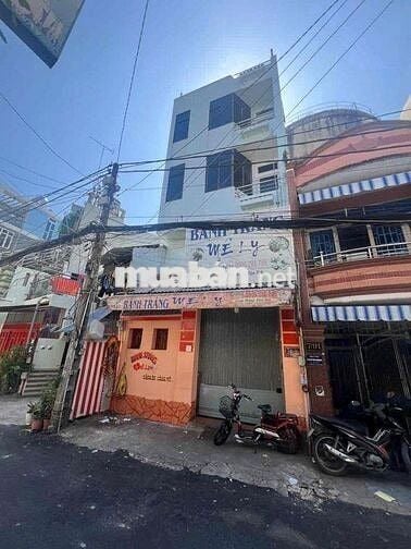 Cho thuê nhà ngang 6m hẻm xe tải Thành Thái, Quận 10. 4 tầng, 3pn 3wc