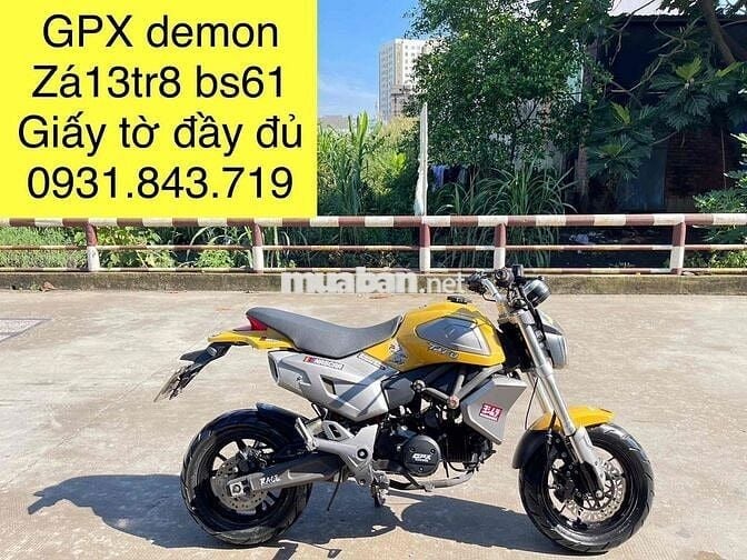GPX demon x125 moto mini
