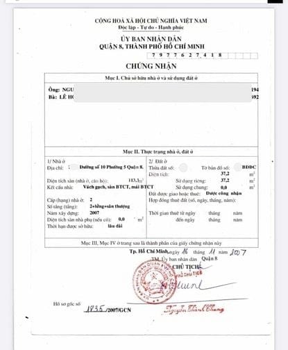 NHÀ MẶT TIỀN Q8 ĐẶNG THÚC LIÊNG - 16 CHỖ ĐỖ CỬA - 4 TẦNG BTCT.