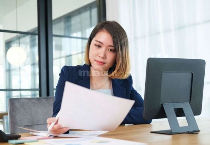 CẦN TUYỂN NV HÀNH CHÍNH VĂN PHÒNG TẠI TÂN PHÚ
