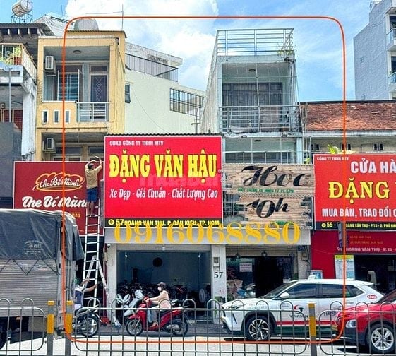 BÁN NHÀ MẶT TIỀN : 57 - 59 HOÀNG VĂN THỤ - P. 15 - Q. PHÚ NHUẬN - HCM