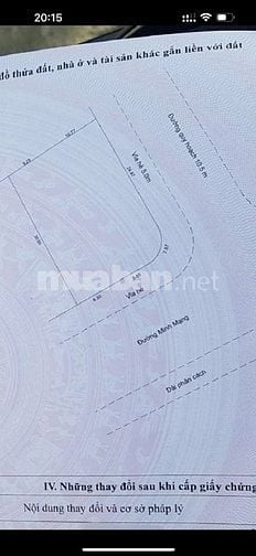 1100m2/100tỷ đất TMD Vụ,3 mặt tiền đường Minh Mạng.khu Saphia 