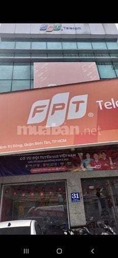 Cho thuê Tòa nhà Văn phòng Lê Văn Quới DTXD 680m2 Giá 80tr/ tháng
