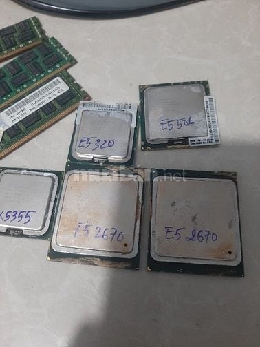 Cần bán Cpu E5 2670, E5 506, E5 320, X5355