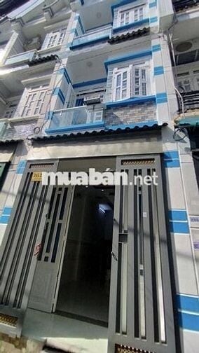 nhà 2 tầng 2ty có 3 phòng ngủ hẻm xe hơi đường nguyễn thị búp quận 12