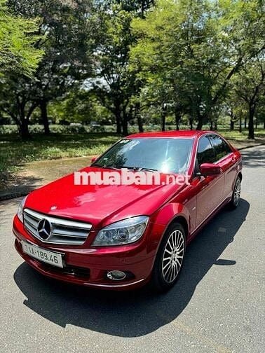 Mercedes C250 1.8L AT 2009 Đỏ Candy siêu nét