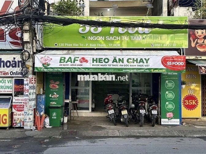 Cho thuê mặt bằng mặt tiền: Phan Văn Trị, Q.Bình Thạnh, tphcm 4x10m