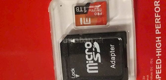 Thẻ nhớ cho camera dung lượng lưu trữ 1000gb