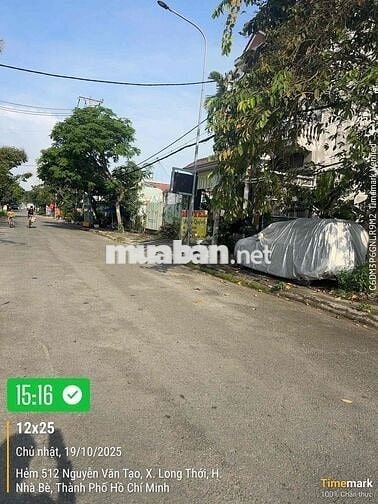 BÁN ĐẤT .- DT:400M2 - GIÁ 15 TỶ- ĐƯỜNG 512 - NVT- LONG THỚI - NHÀ BÈ