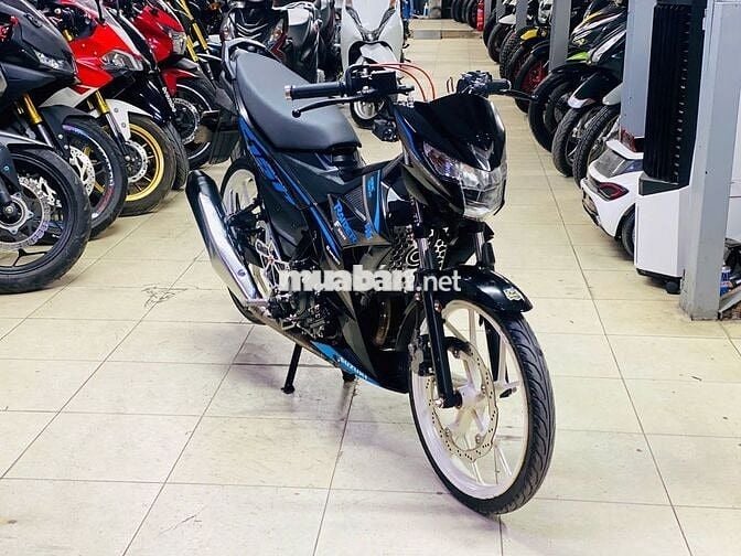 XE MÁY THỊNH PHÁT - RAIDER 150 XANH ĐEN ĐỘ KIỂNG