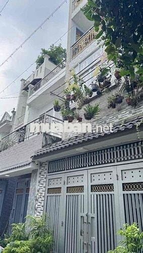 cho thuê nhà 4x17m, 2 lầu, 3pn, hẻm xe tải, 1/ NVQ, Q12