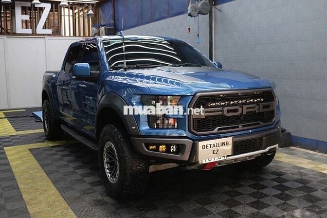 Ford F-150 Raptor SX 2019 màu xanh