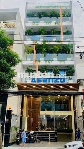 Cho thuê tòa nhà đường Hoàng Hoa Thám, dt 8x20 1 hầm 6 lầu