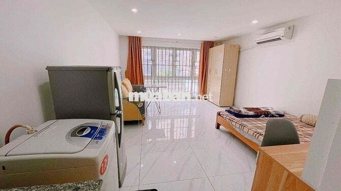 TRỐNG SẴN PHÒNG STUDIO SIÊU THOÁNG - FULL NỘI THẤT - MÁY GIẶT RIÊNG